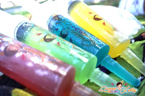 multi colored jello shots